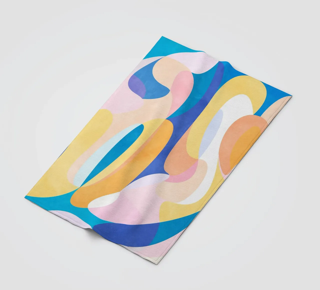 Waves Fleecedecke von Abstract 888