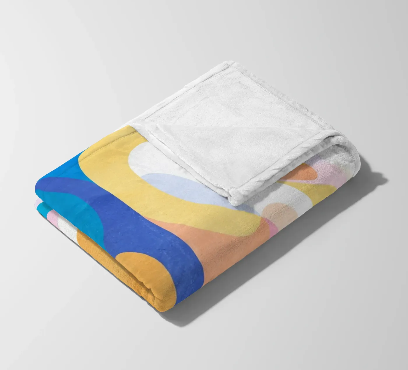 Waves plaid polaire de Abstract Joy