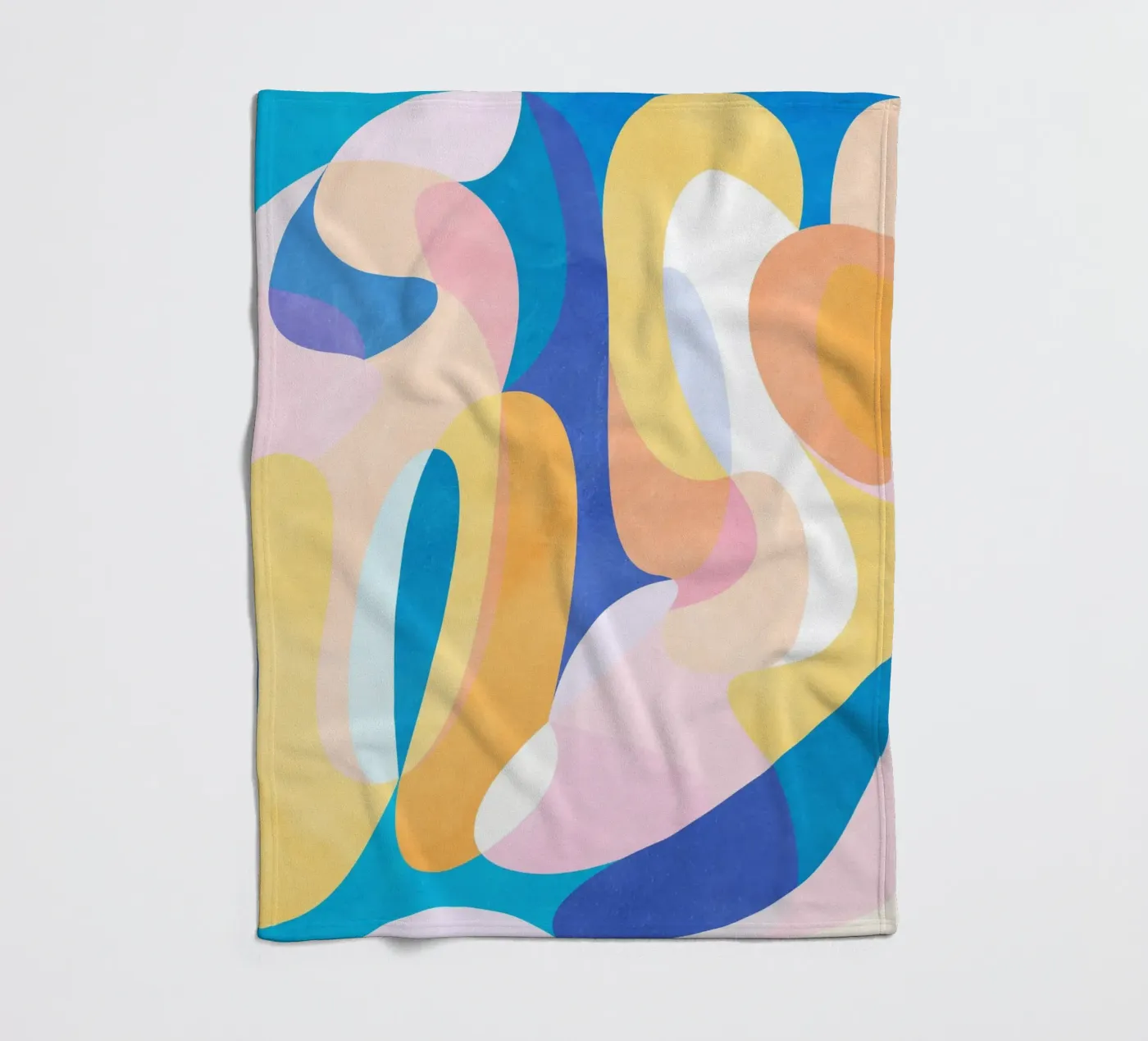 Waves plaid polaire de Abstract Joy