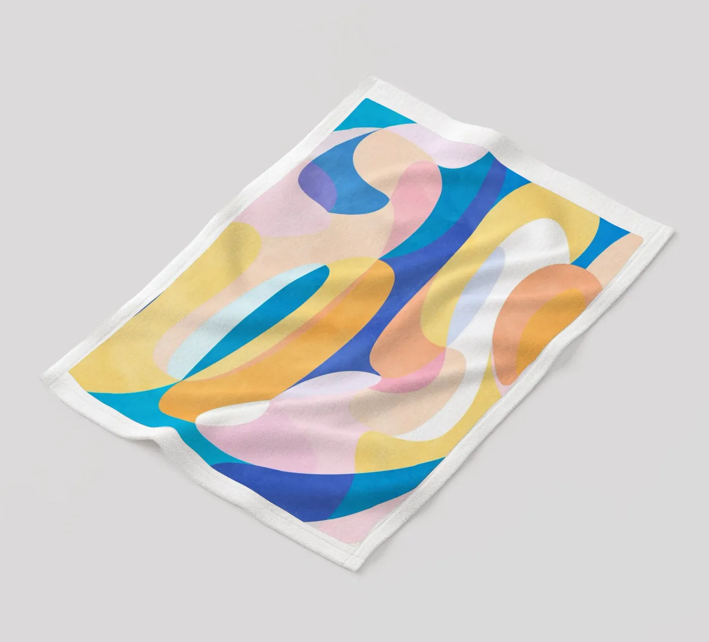 Waves plaid polaire de Abstract Joy