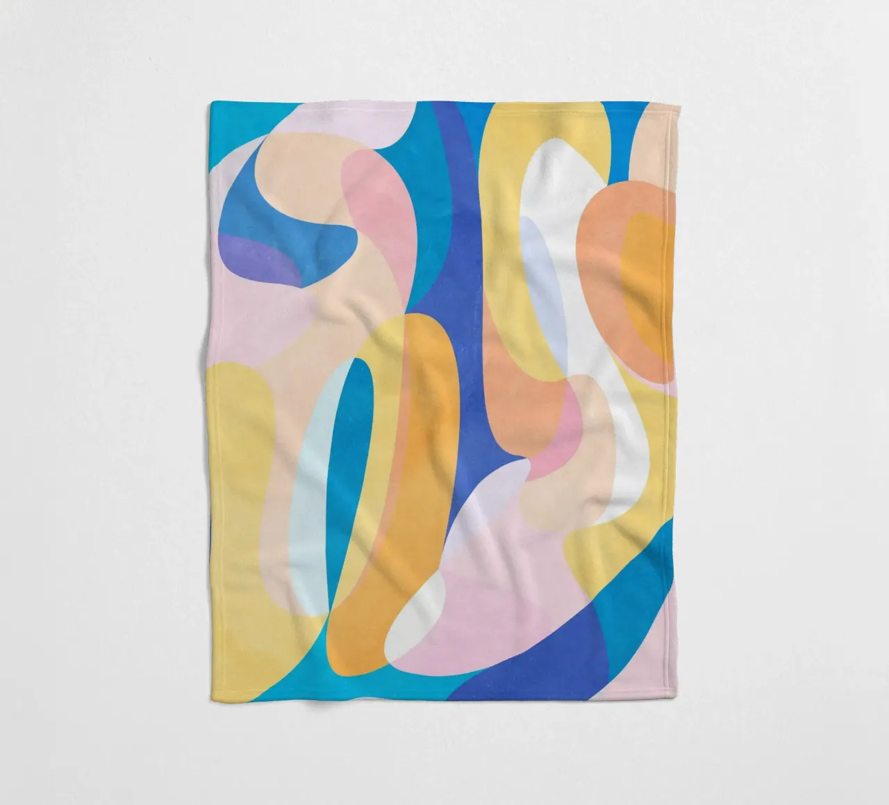 Waves Fleecedecke von Abstract 888