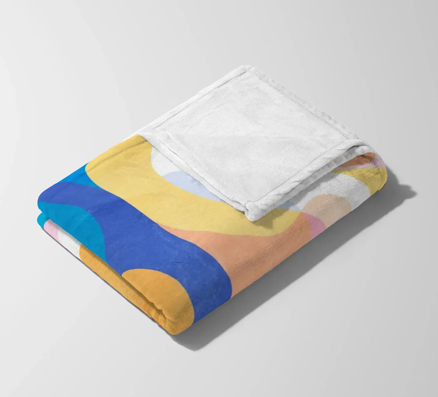 Waves plaid polaire de Abstract Joy