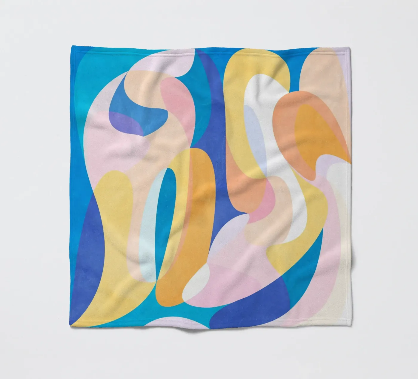 Waves plaid polaire de Abstract Joy