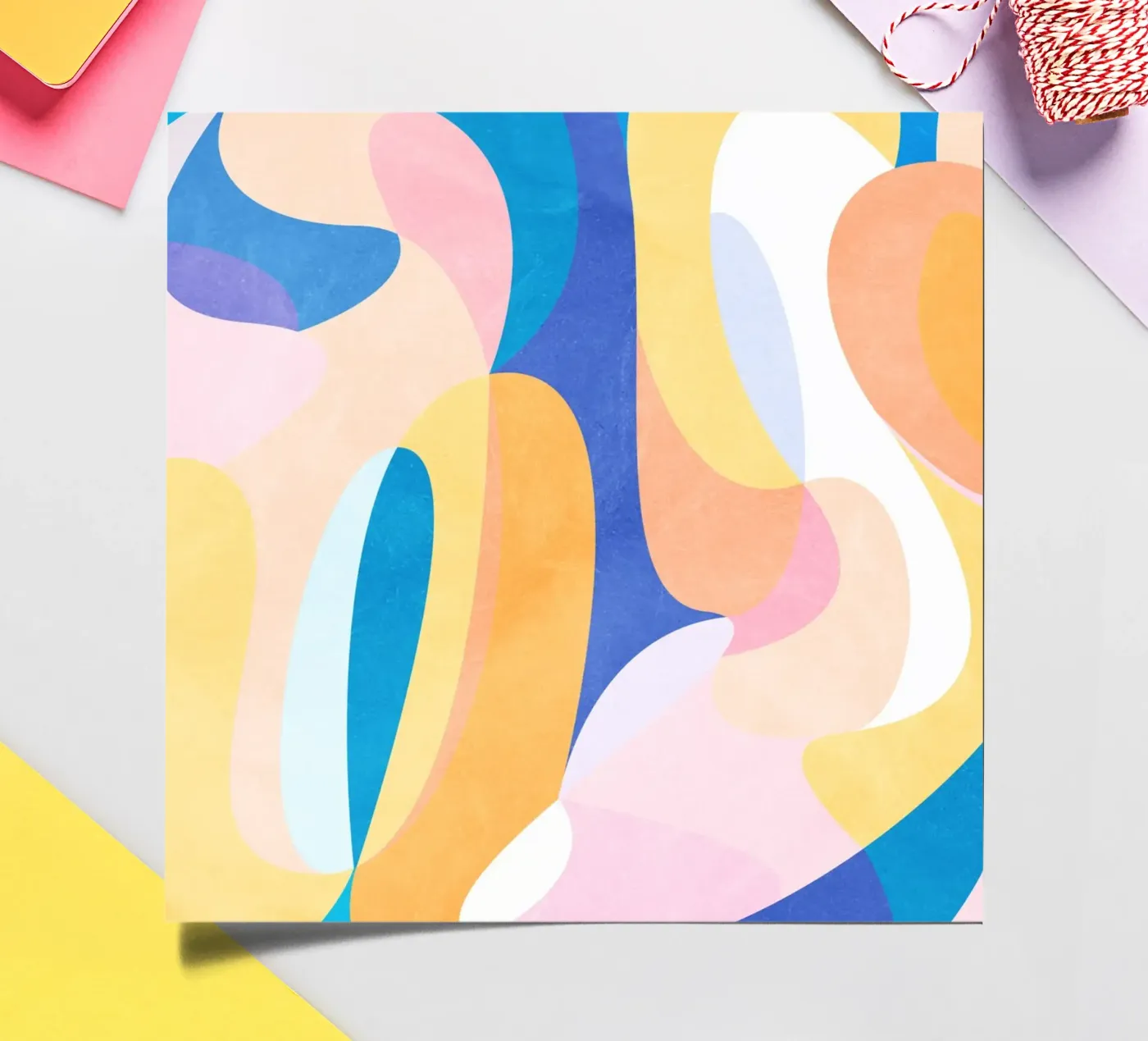 Waves sticker sheet by Abstract Joy