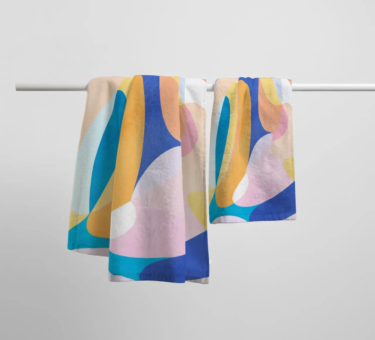 Waves towel by Abstract 888