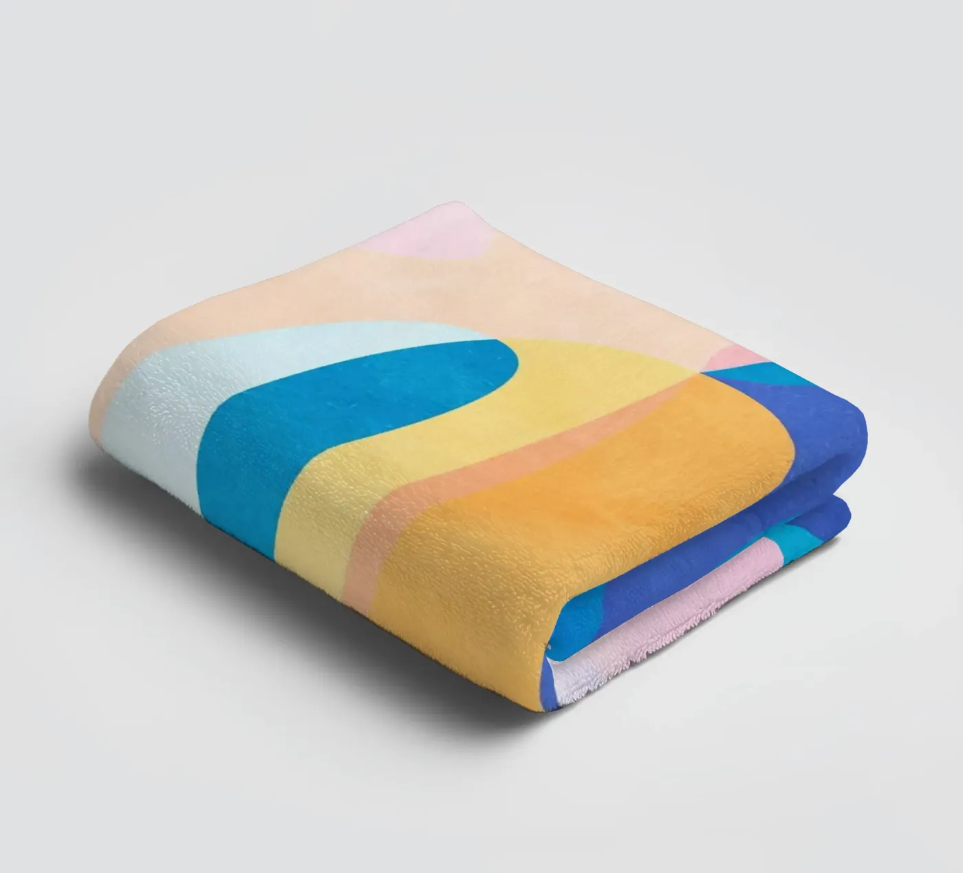 Waves towel by Abstract Joy