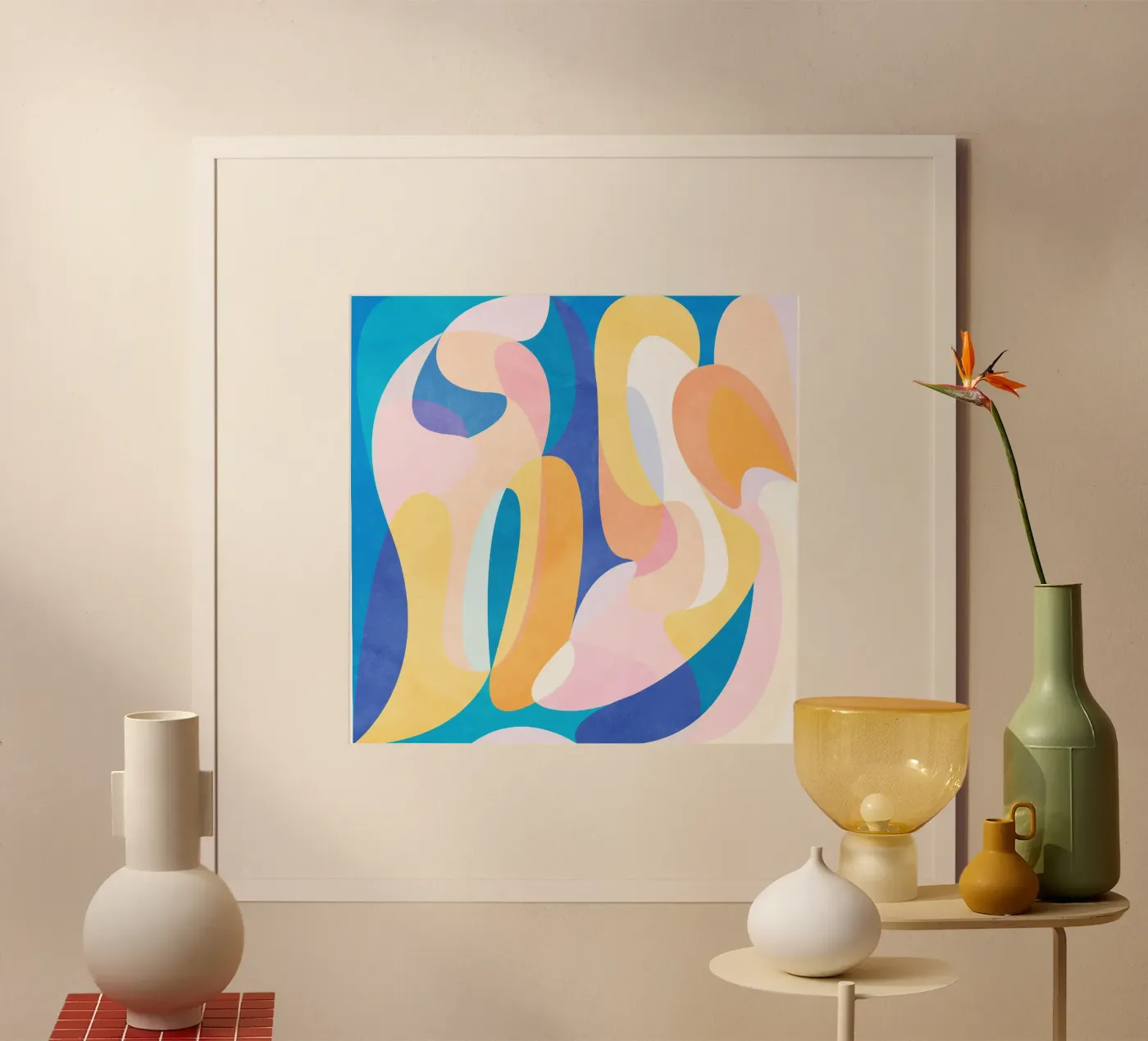 Waves Poster von Abstract Joy