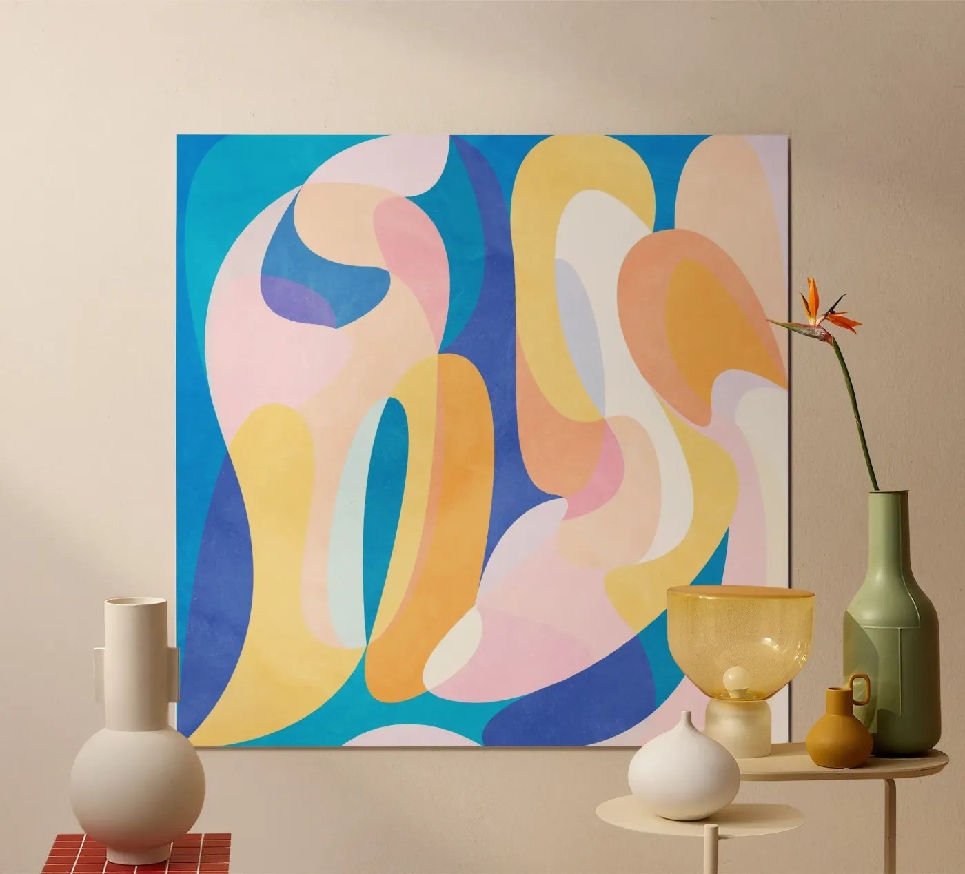Waves Poster von Lines Inside