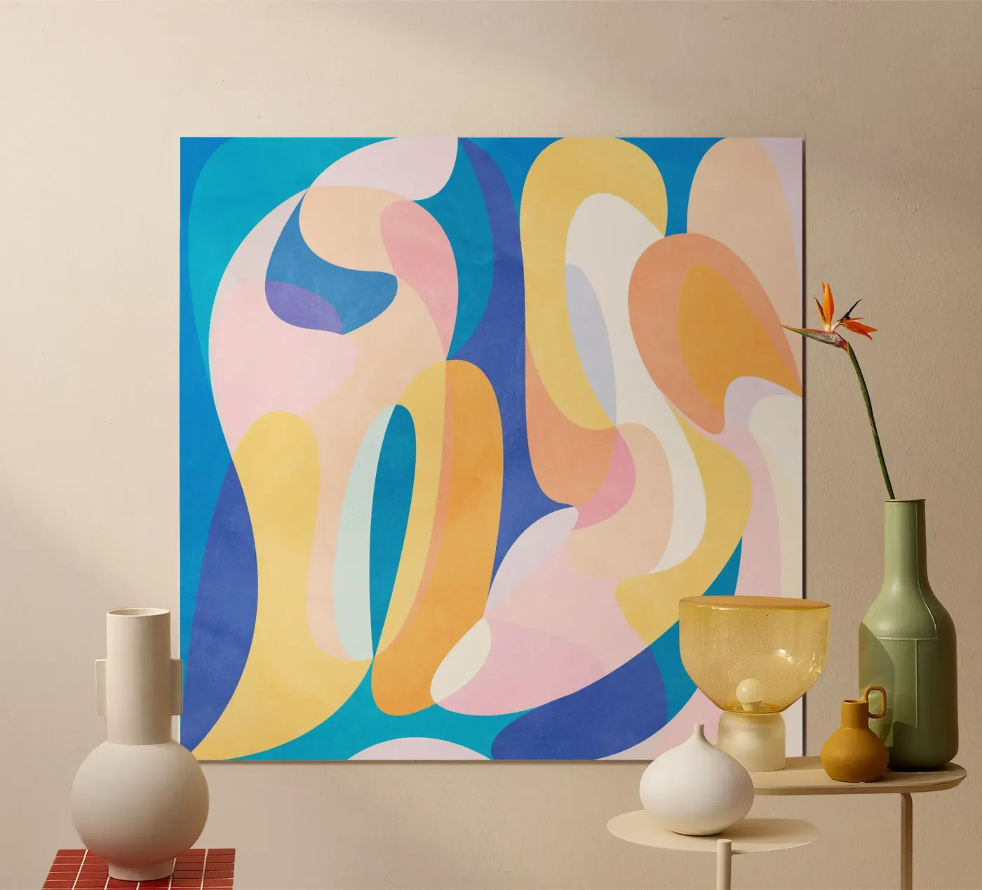 Waves Poster von Abstract Joy