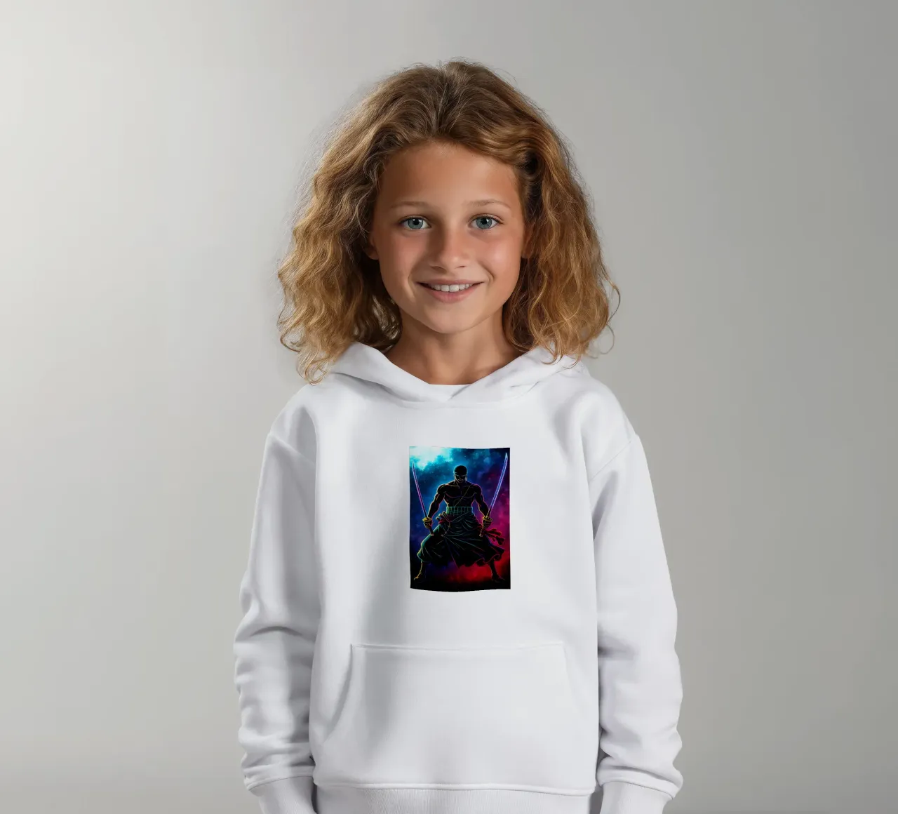 Soul Of One piece Roronoa Zoro felpa bambino con cappuccio da DGSoulheroes
