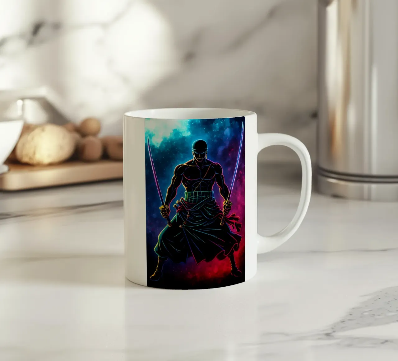 Soul Of One piece Roronoa Zoro tazza in ceramica da DGSoulheroes