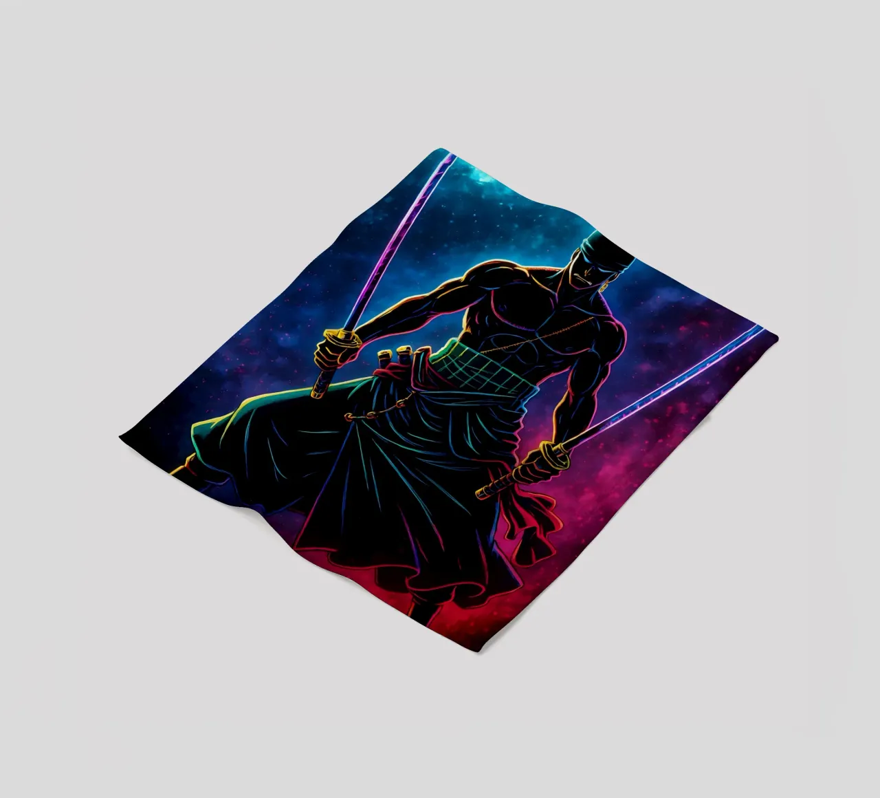 Soul Of One piece Roronoa Zoro coperta in pile da DGSoulheroes