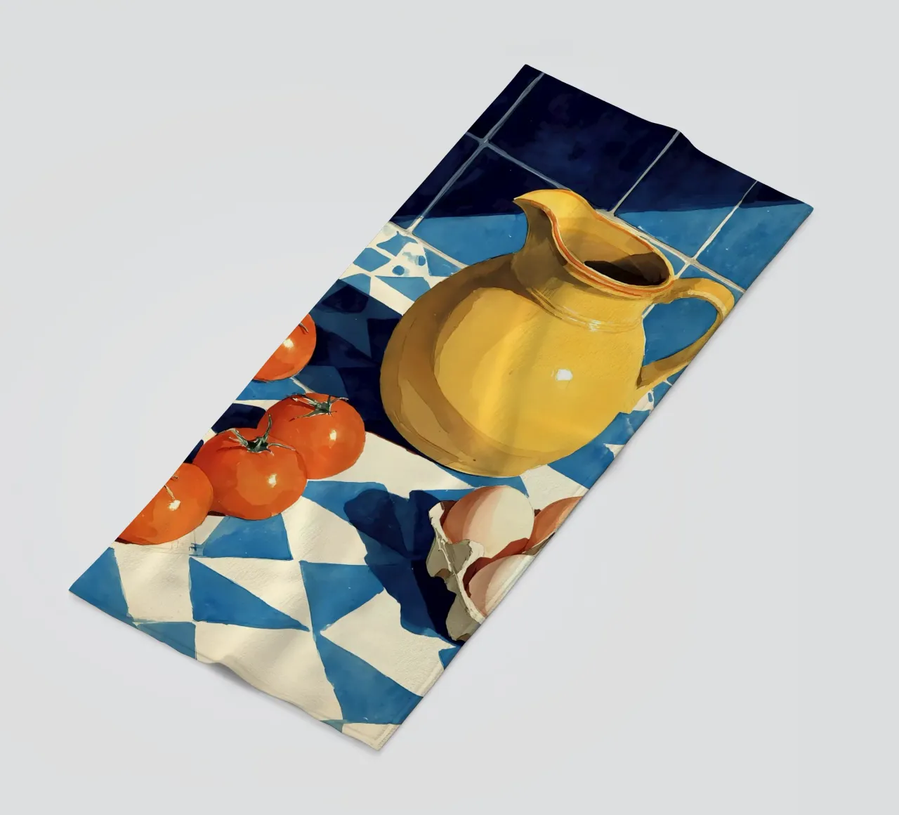 Cibo rustico telo mare da IamHomeStudio
