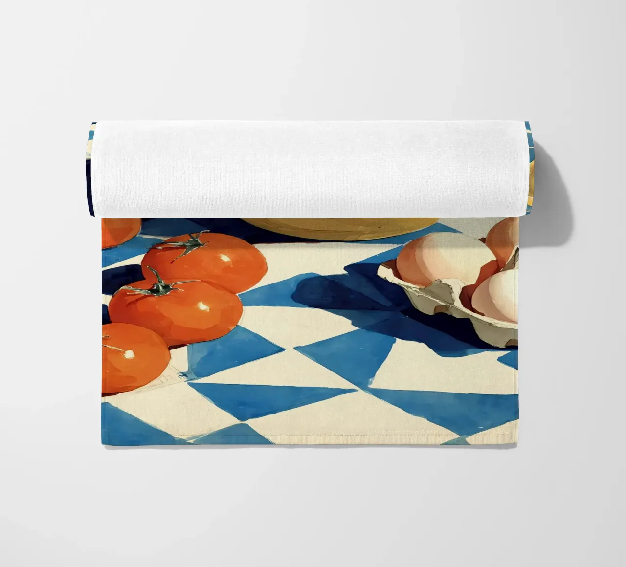 Cibo rustico telo mare da IamHomeStudio