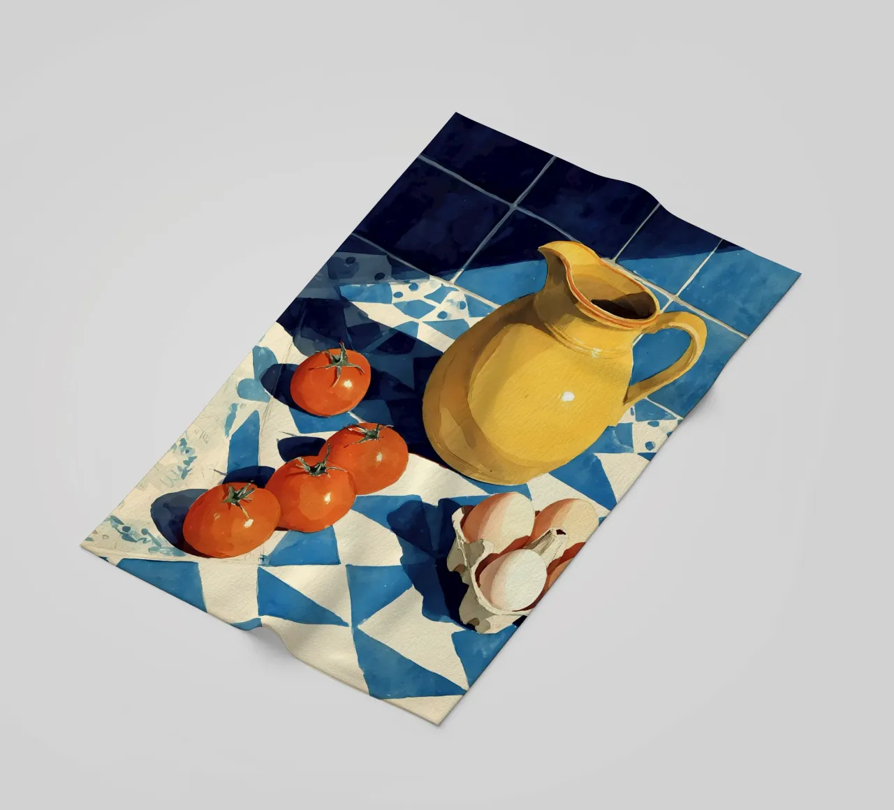 Cibo rustico telo mare da IamHomeStudio