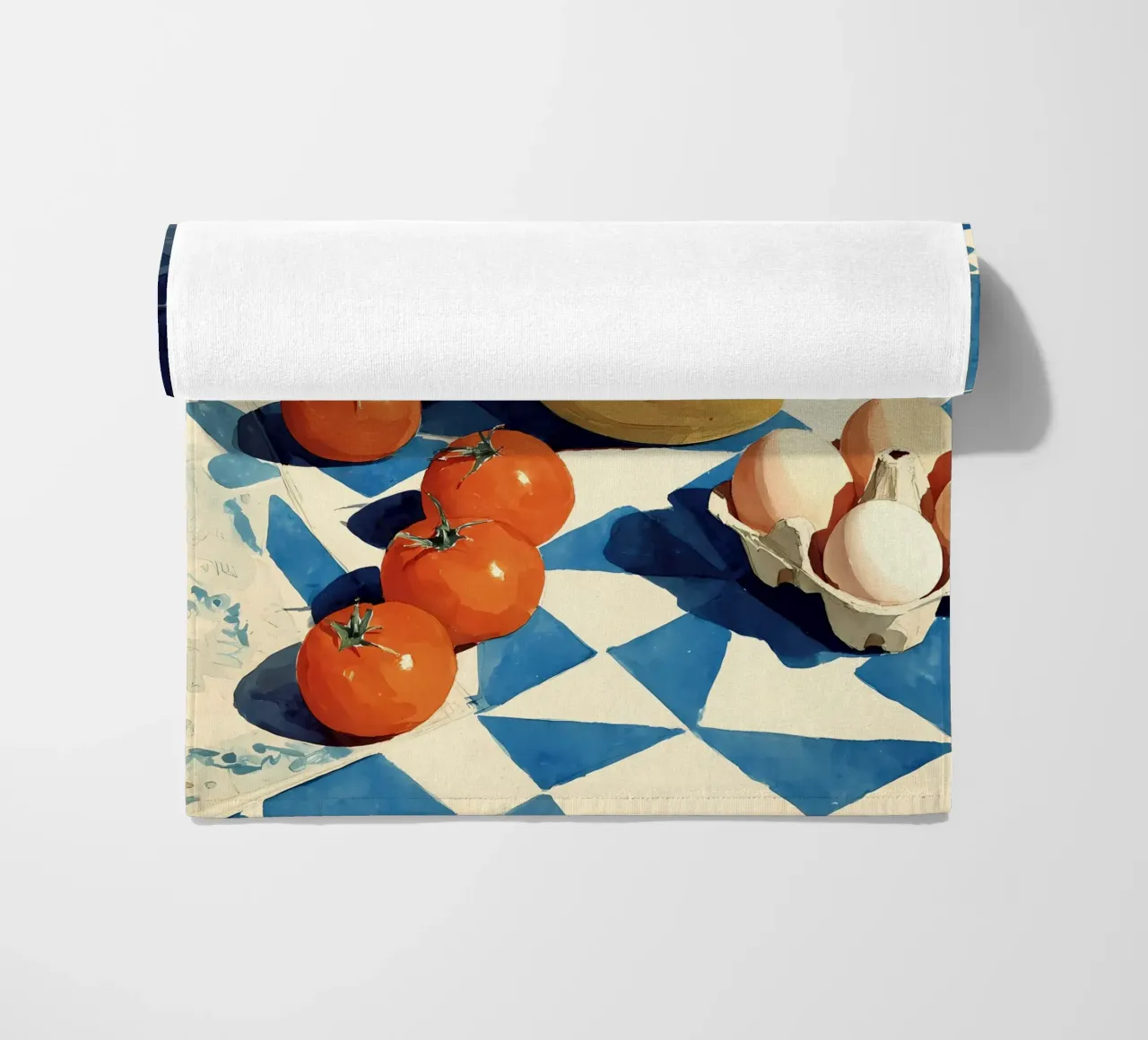 Cibo rustico telo mare da IamHomeStudio