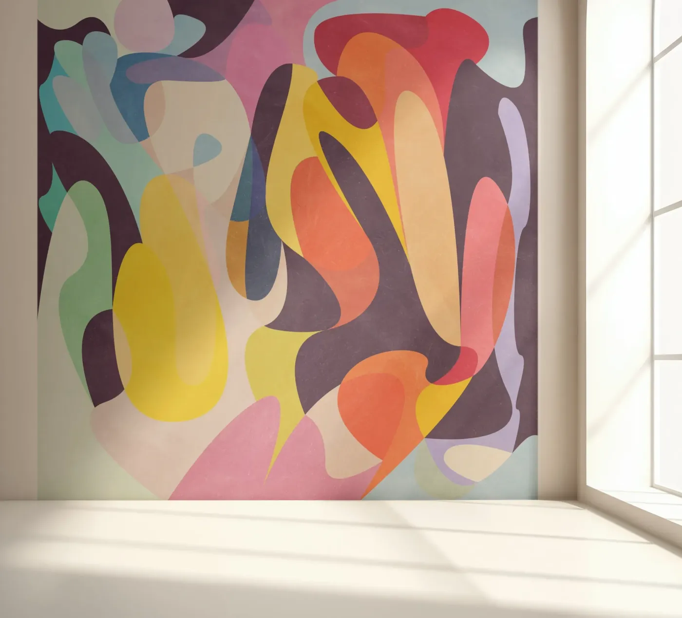 De vreugde fotobehang van Abstract Joy