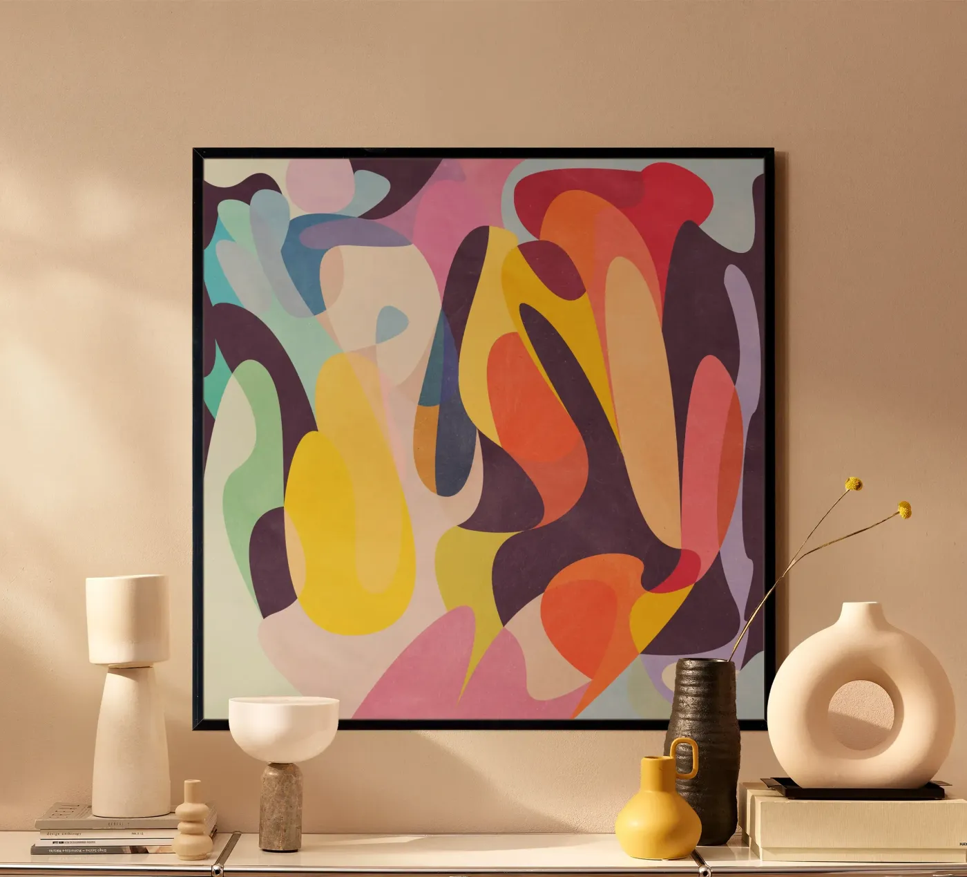 The Joy poster van Abstract Joy