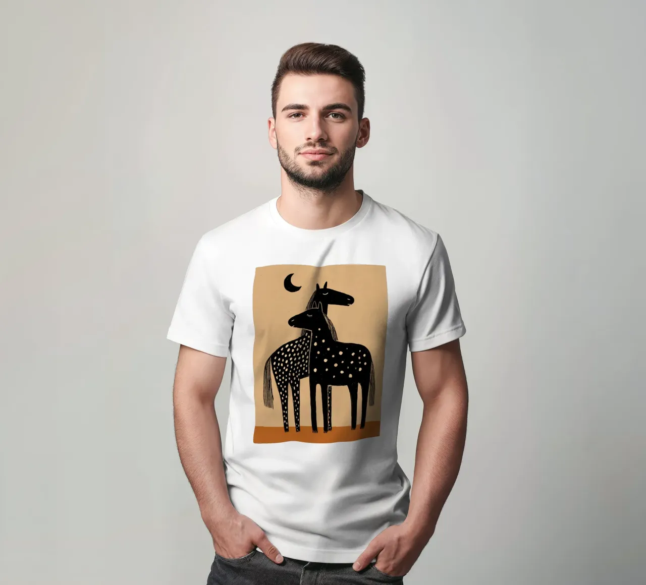 Cavalli t-shirt da IamHomeStudio
