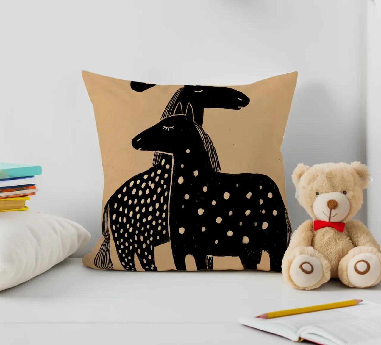 Cavalli cuscino da IamHomeStudio