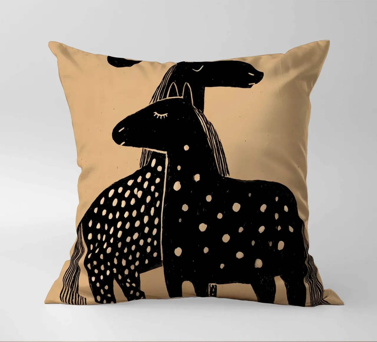 Cavalli cuscino da IamHomeStudio