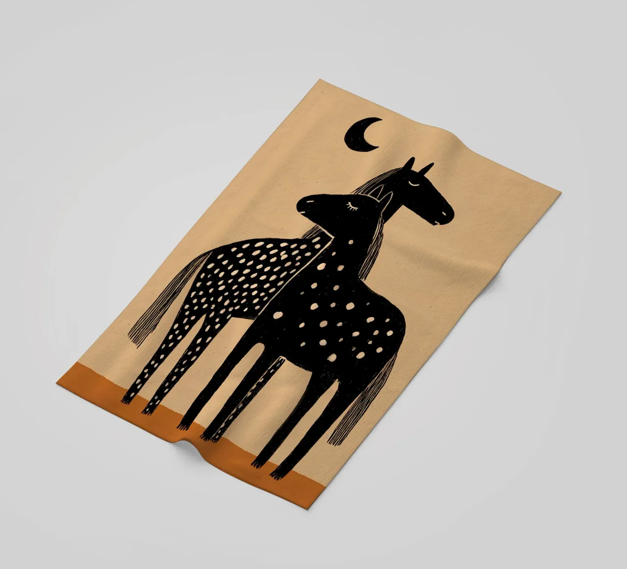 Cavalli telo mare da IamHomeStudio