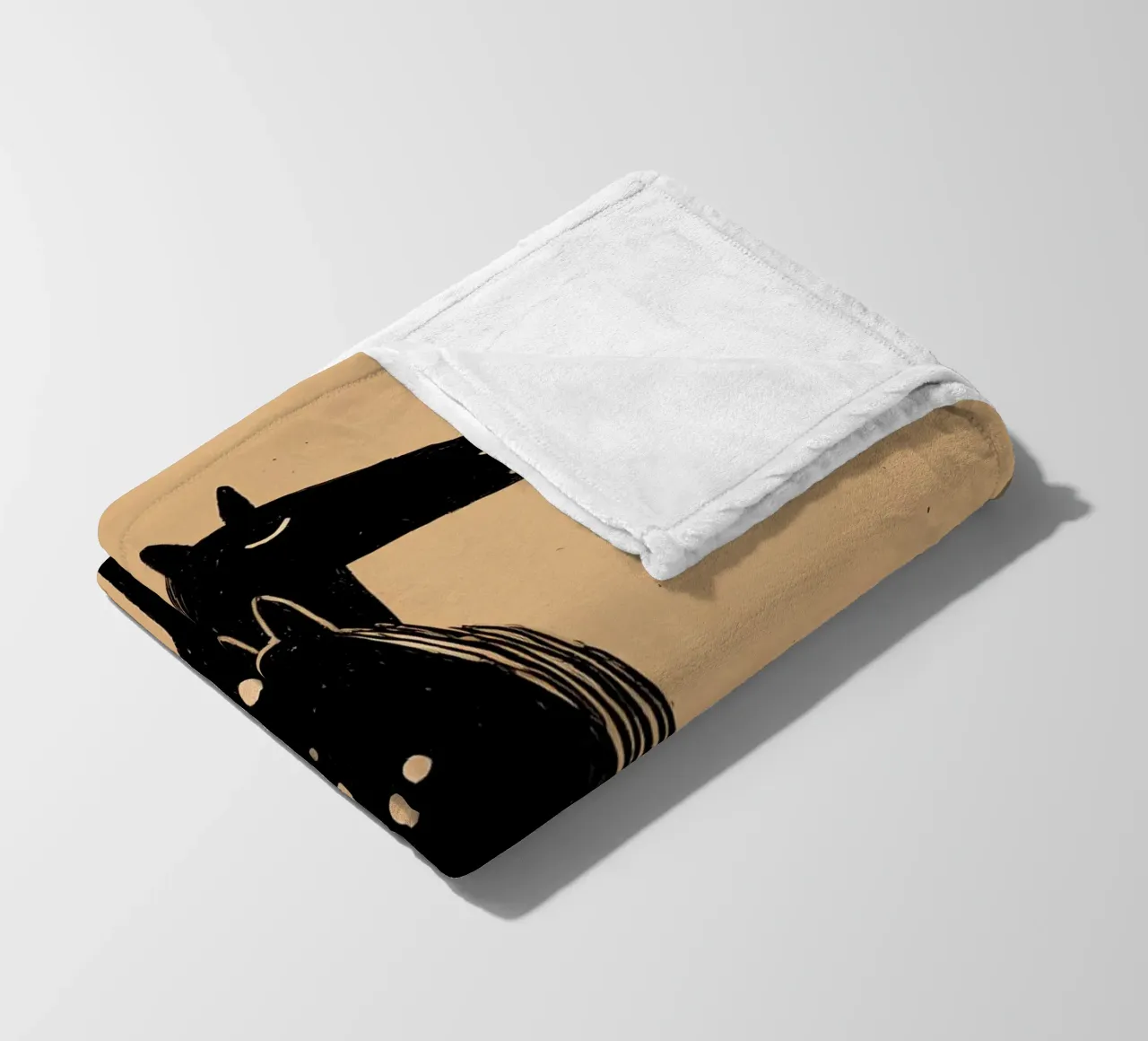 Pferde Fleecedecke von IamHomeStudio