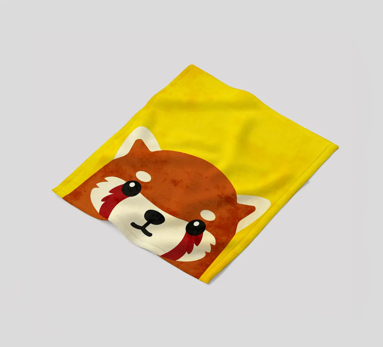 Panda rosso a cartoni animati coperta in pile da EbrahimiStudio