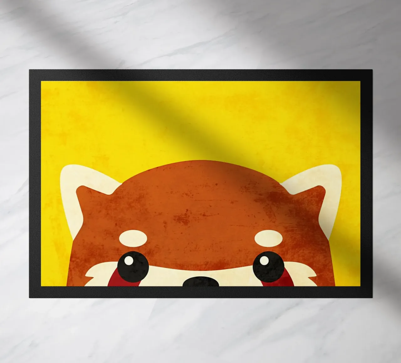 Panda rosso a cartoni animati zerbino da EbrahimiStudio