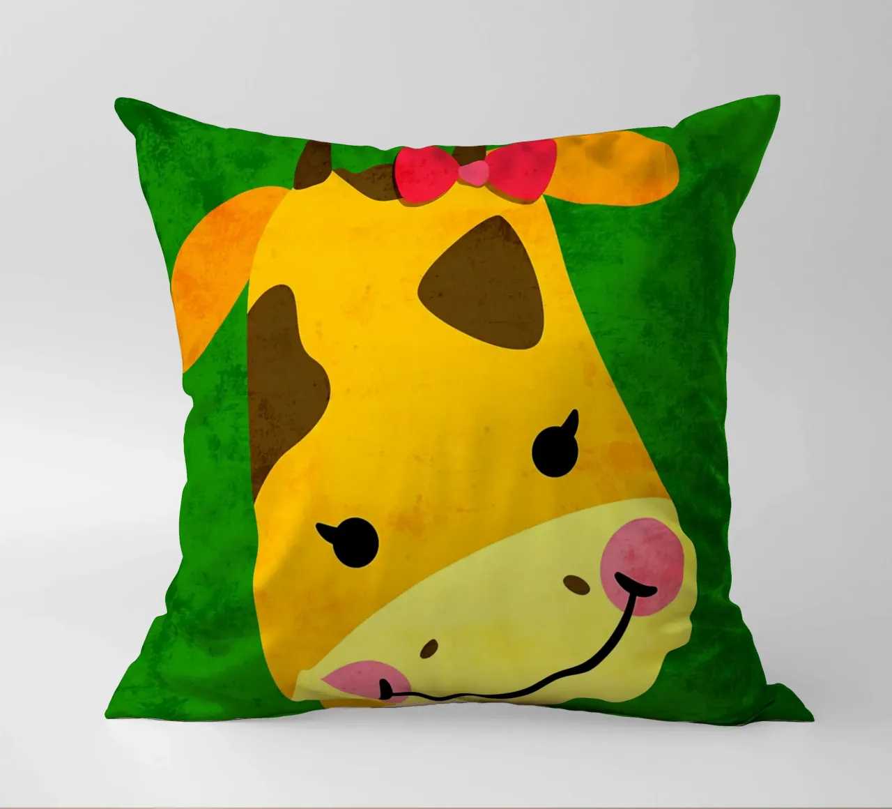 Carina la giraffa dei cartoni animati cuscino da EbrahimiStudio