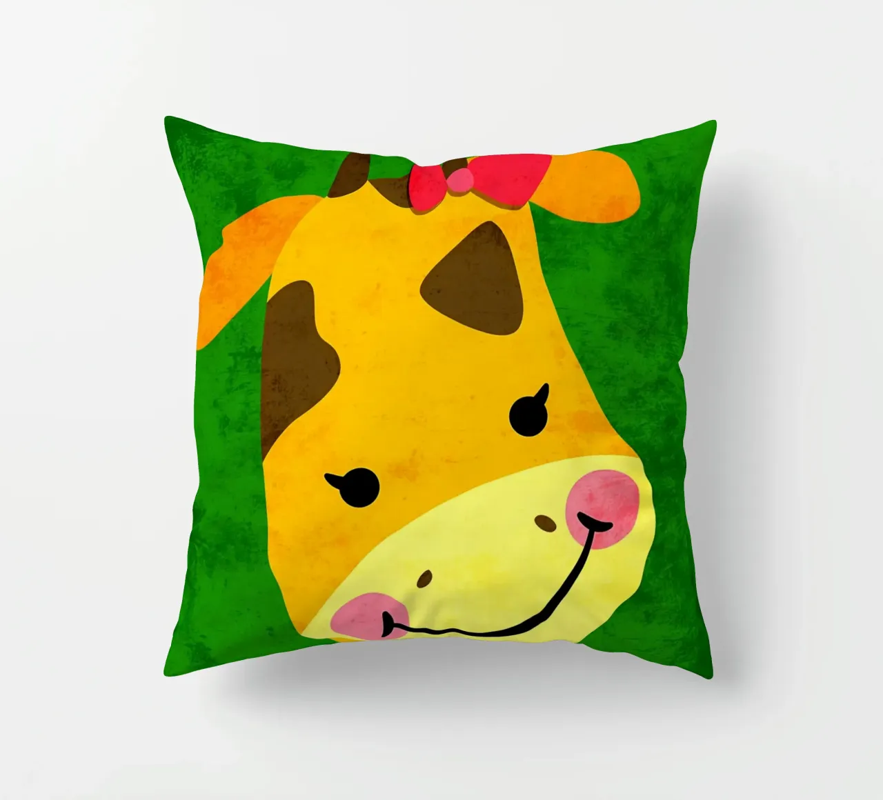 Carina la giraffa dei cartoni animati cuscino da EbrahimiStudio