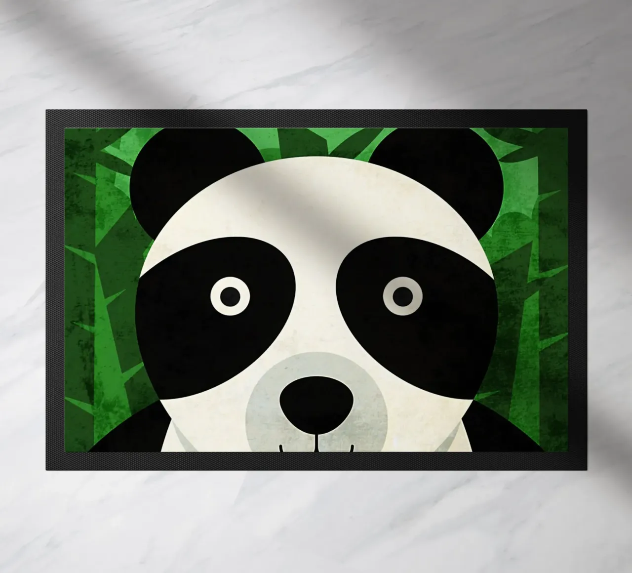 Illustrazione di un panda carino zerbino da EbrahimiStudio