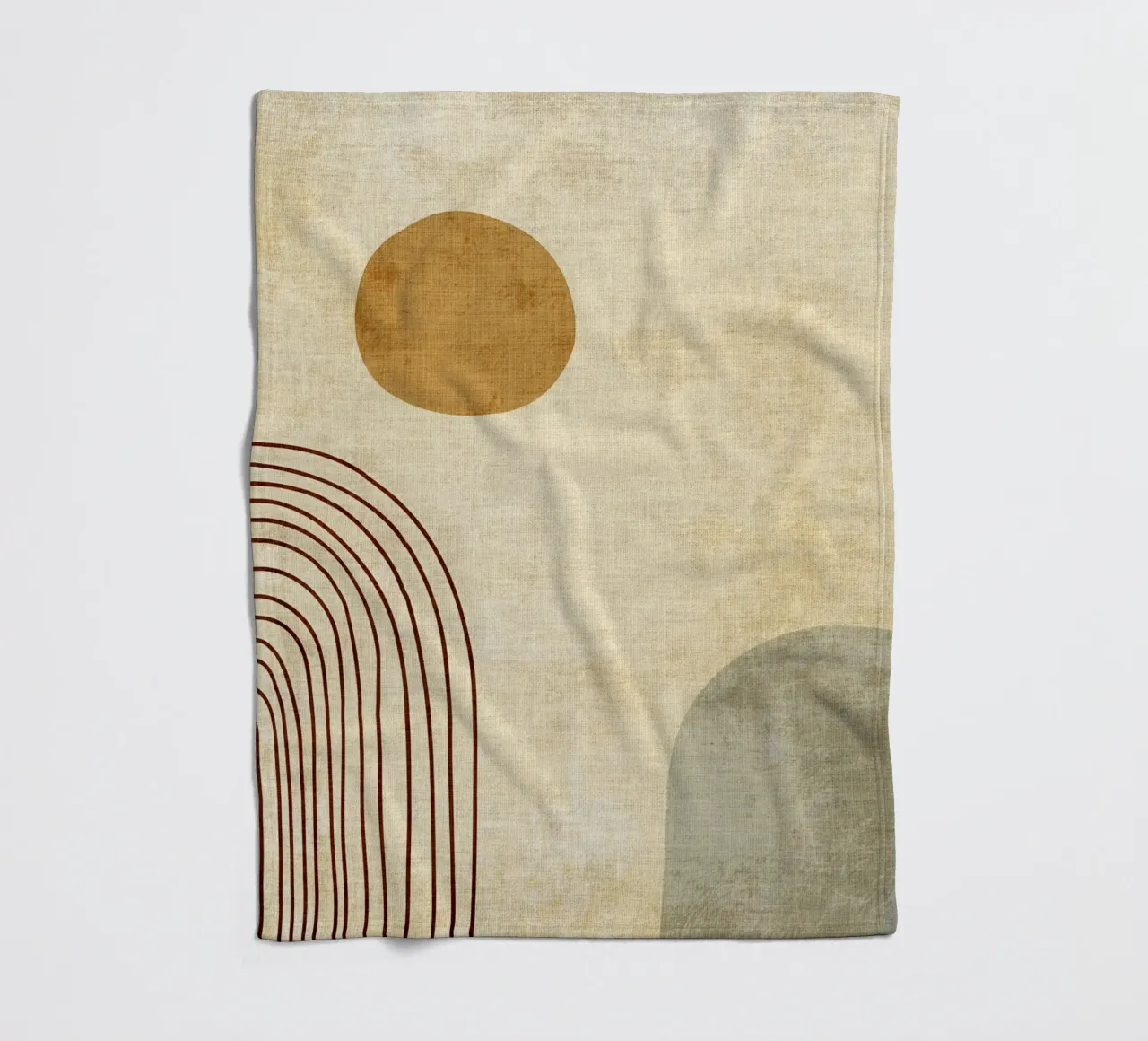 Forme boho del Medioevo coperta in pile da EbrahimiStudio