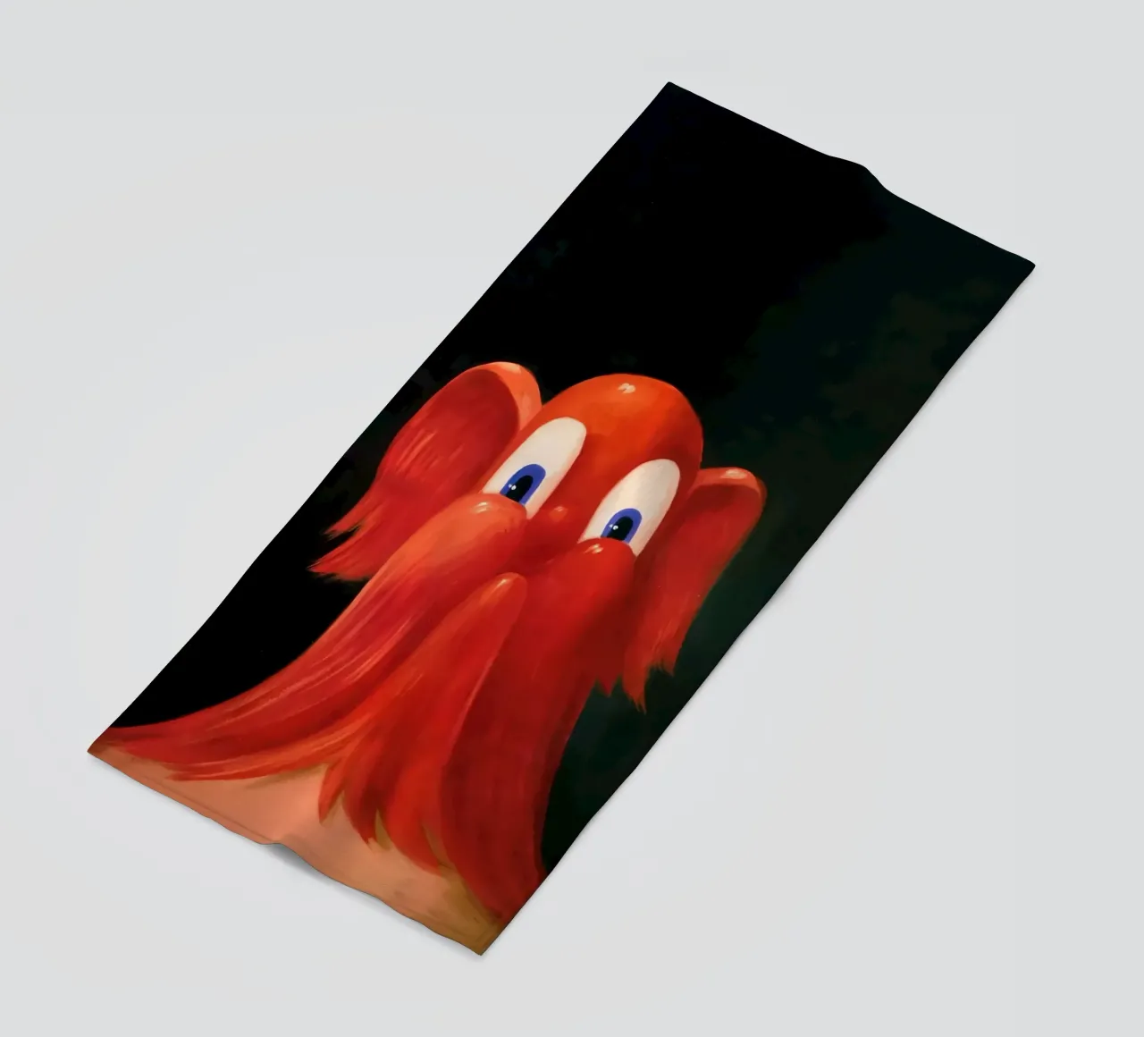 Ritratto antipodulare rosso, 1996 telo mare da Alexandra Sutton