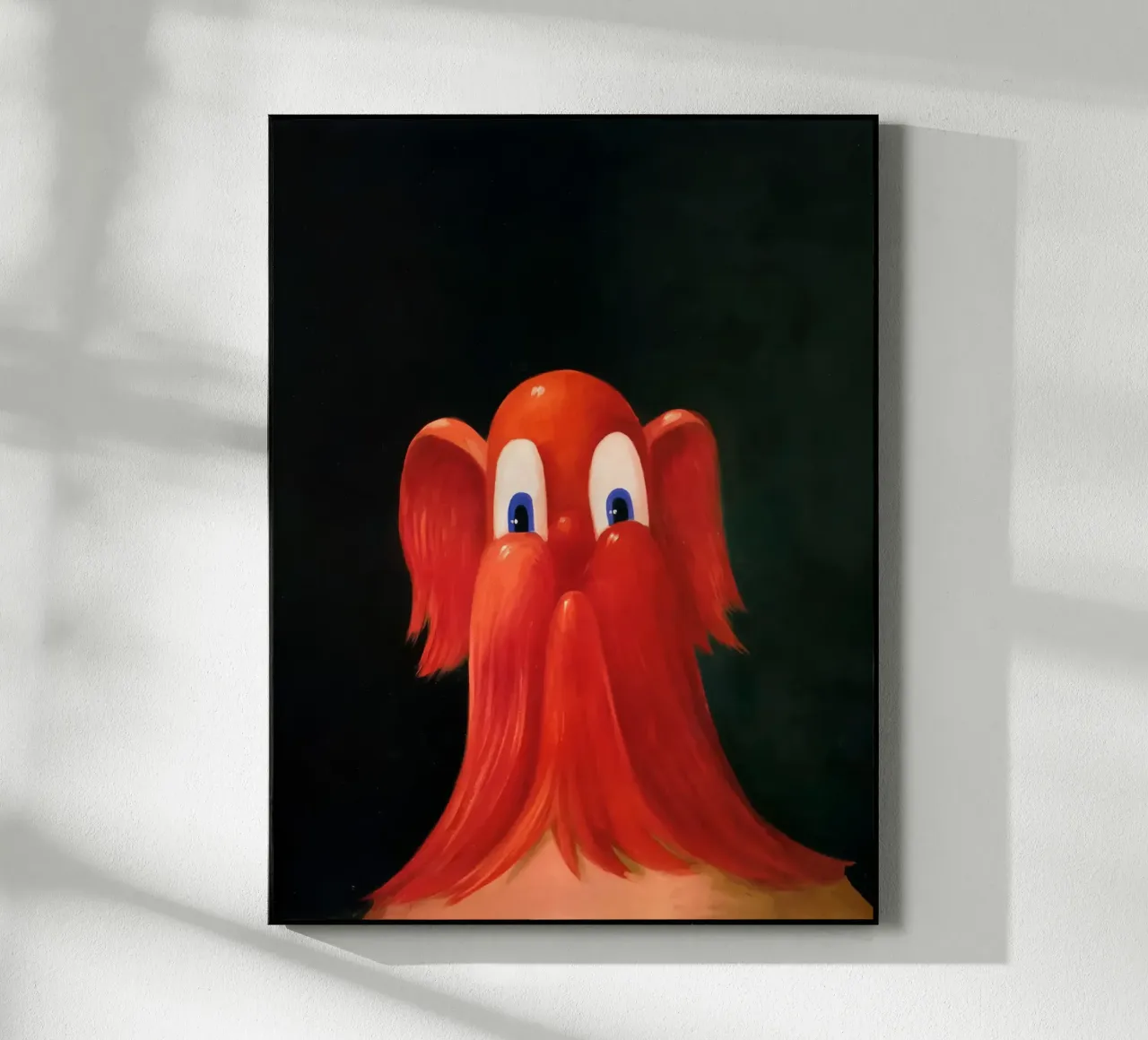 Portrait antipodulaire rouge, 1996 plexiglas de Alexandra Sutton