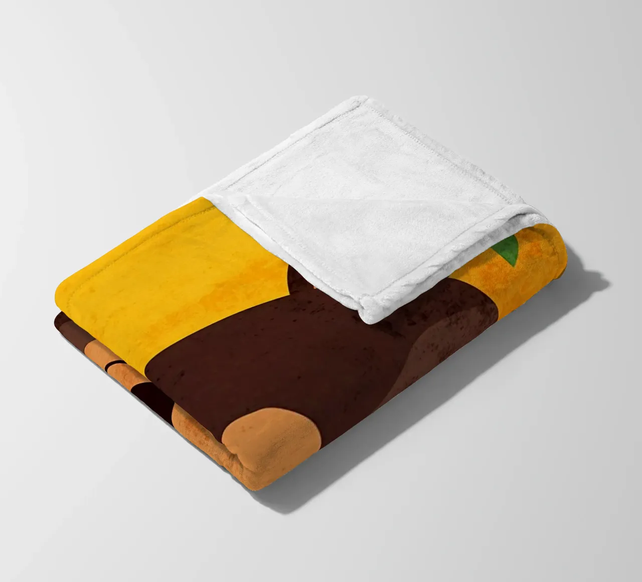 Illustrazione di un orso sorridente coperta in pile da EbrahimiStudio