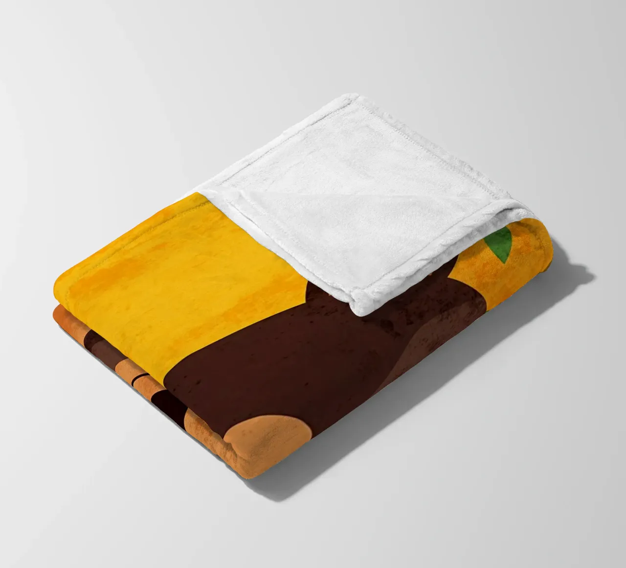 Illustrazione di un orso sorridente coperta in pile da EbrahimiStudio