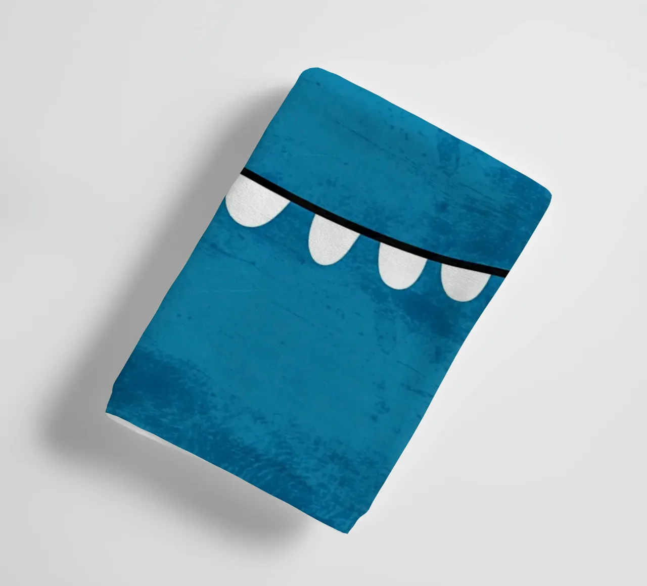 Smiling Monster Face towel by EbrahimiStudio