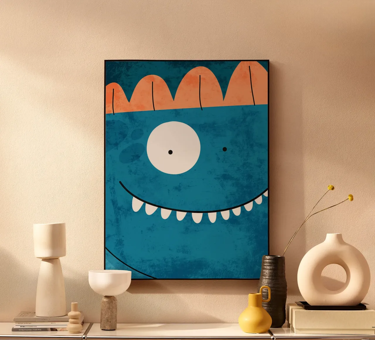 Faccia di mostro sorridente plexiglass da EbrahimiStudio