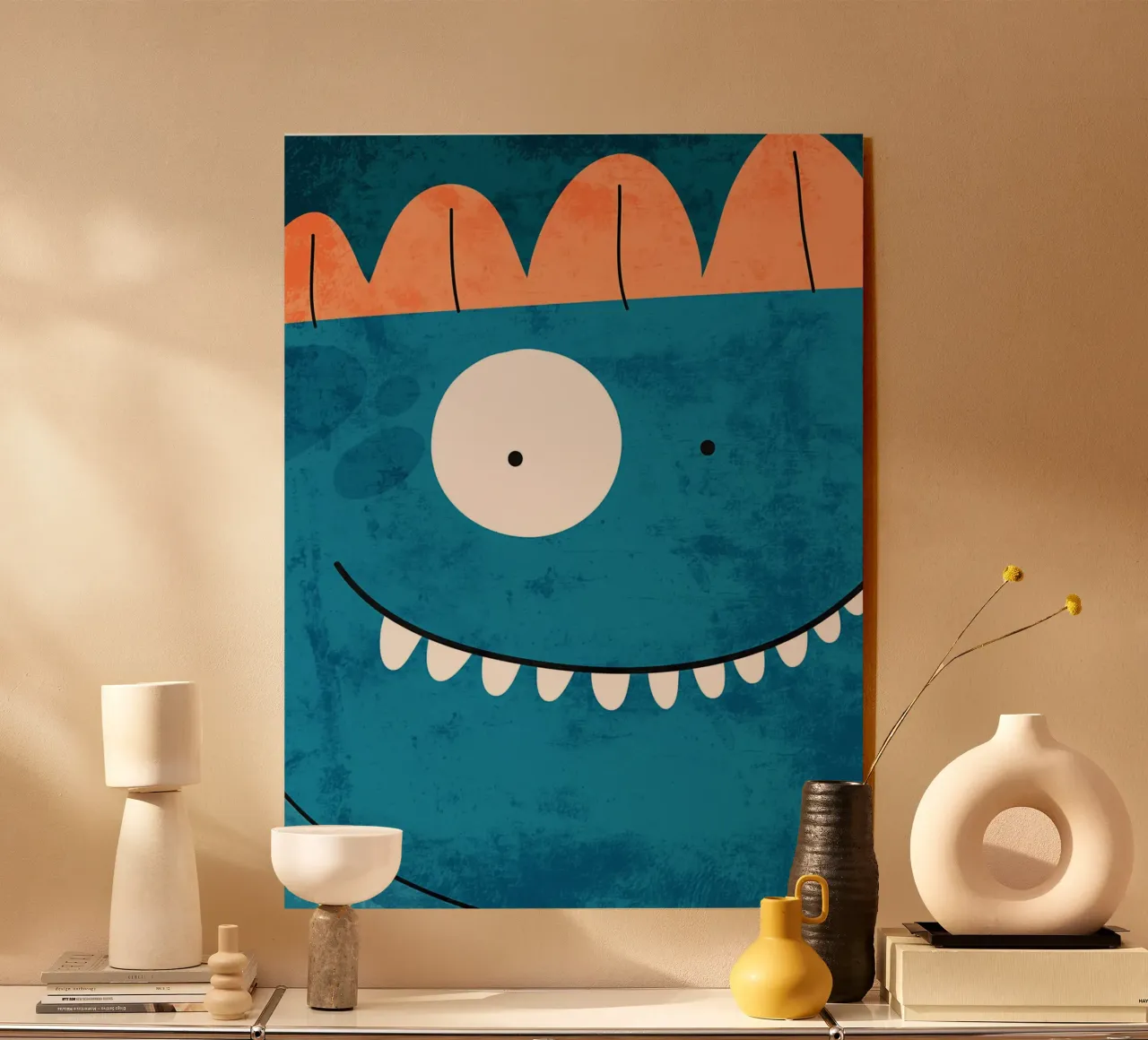 Faccia di mostro sorridente plexiglass da EbrahimiStudio