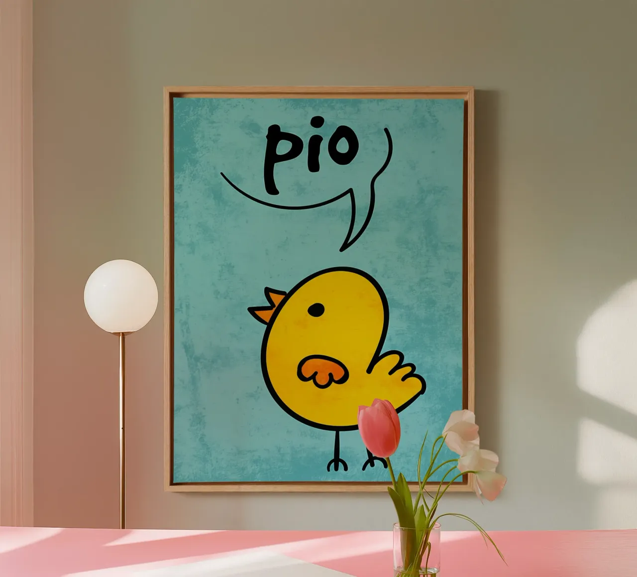Suono di un pollo Pio tela da EbrahimiStudio