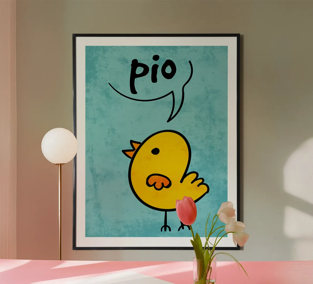Suono di un pollo Pio carta hahnemühle da EbrahimiStudio