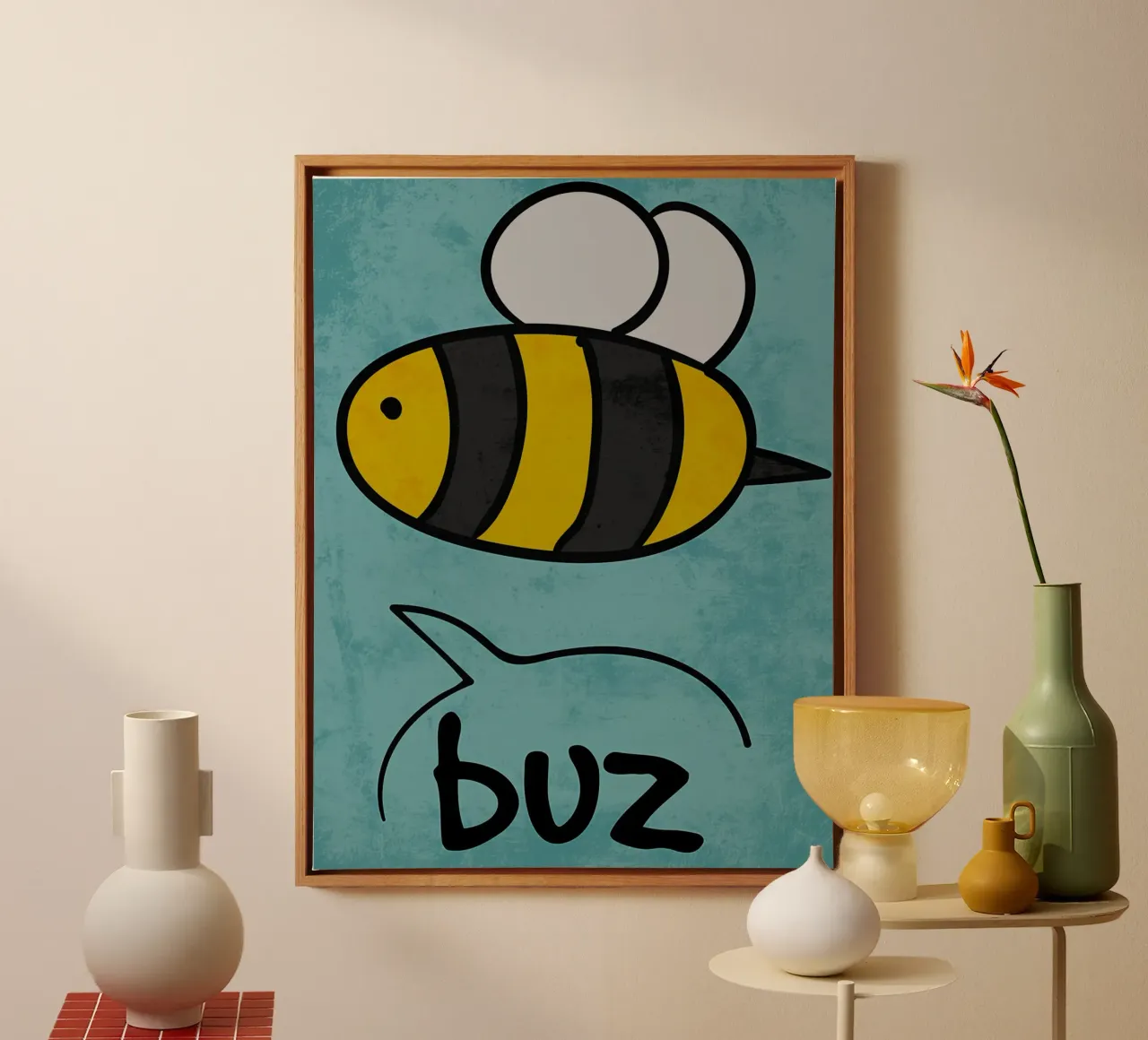 Suono del ronzio delle api tela da EbrahimiStudio
