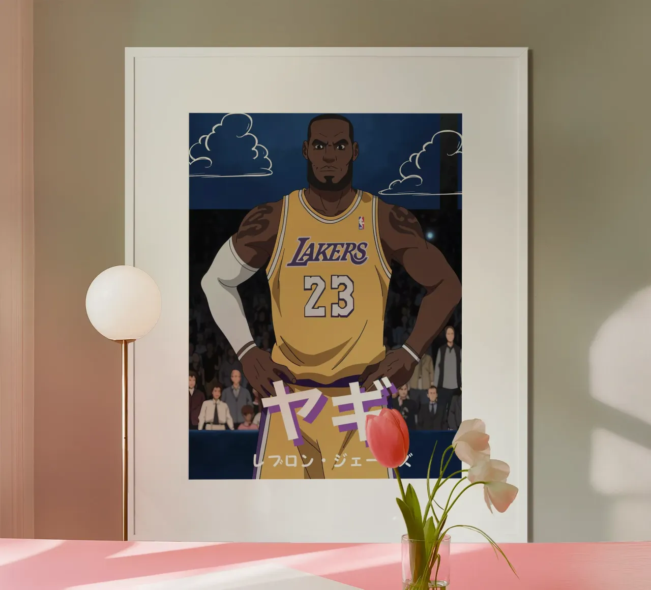 King James Anime poster da edsonramosart