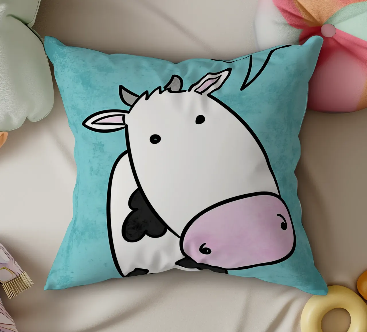 Suono della mucca Muuu cuscino da EbrahimiStudio