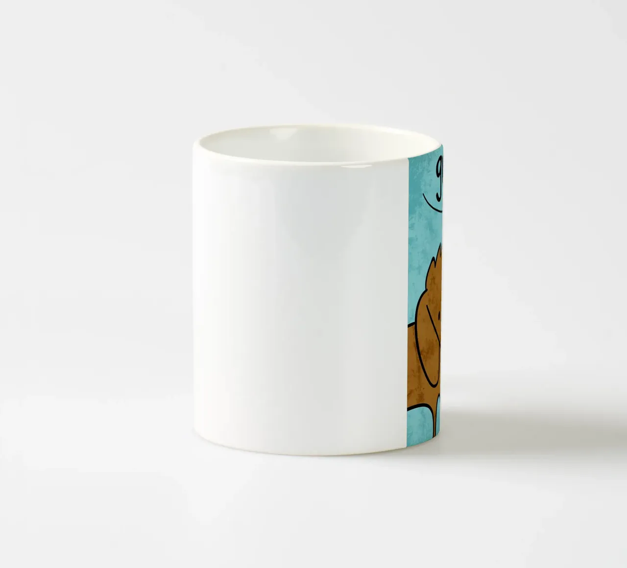 Suono del cane Guauu tazza in ceramica da EbrahimiStudio