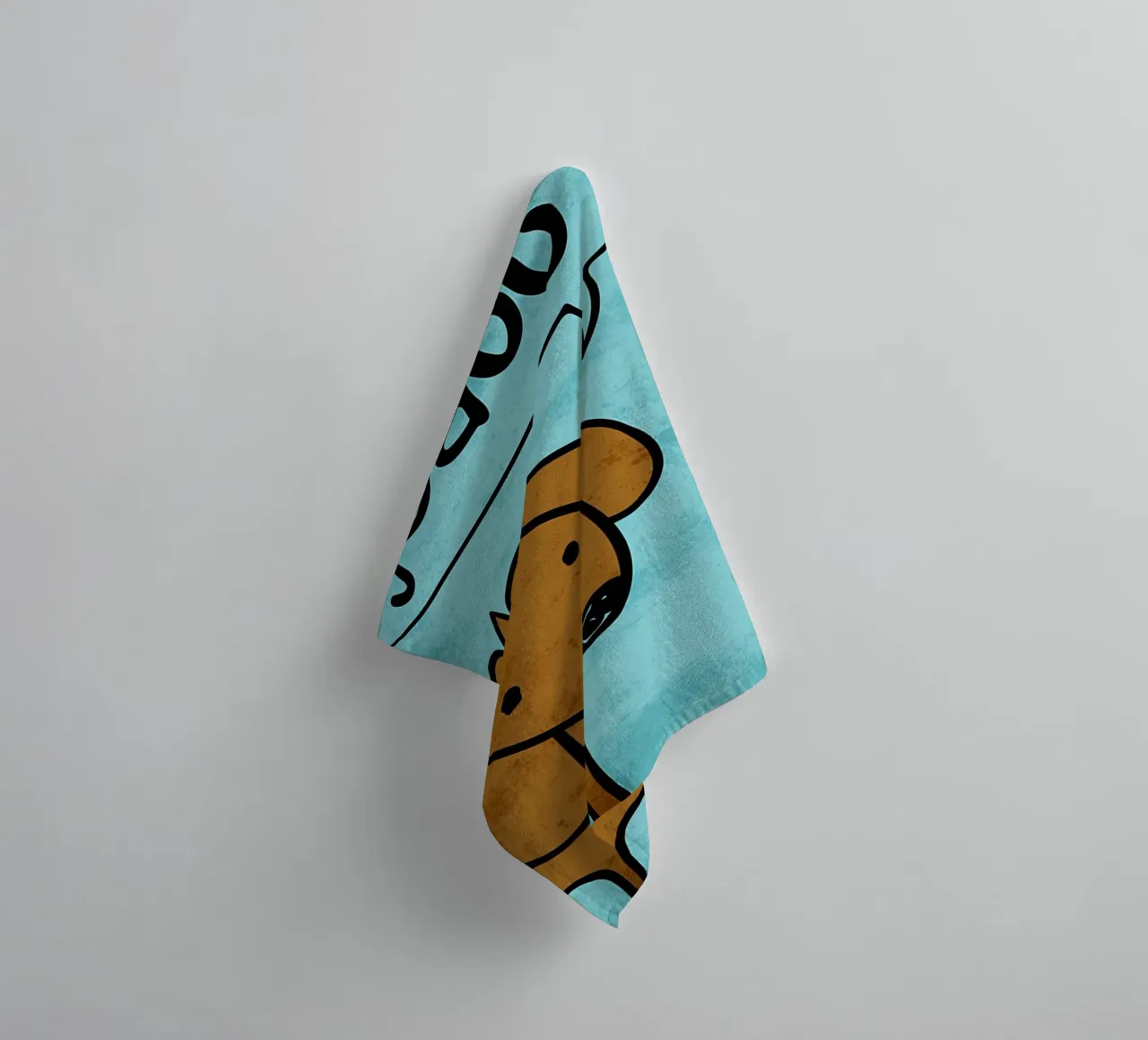 Suono del cane Guauu asciugamano da bagno da EbrahimiStudio