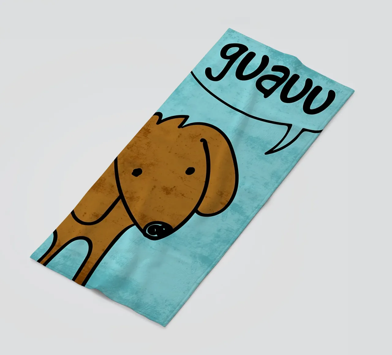 Suono del cane Guauu telo mare da EbrahimiStudio