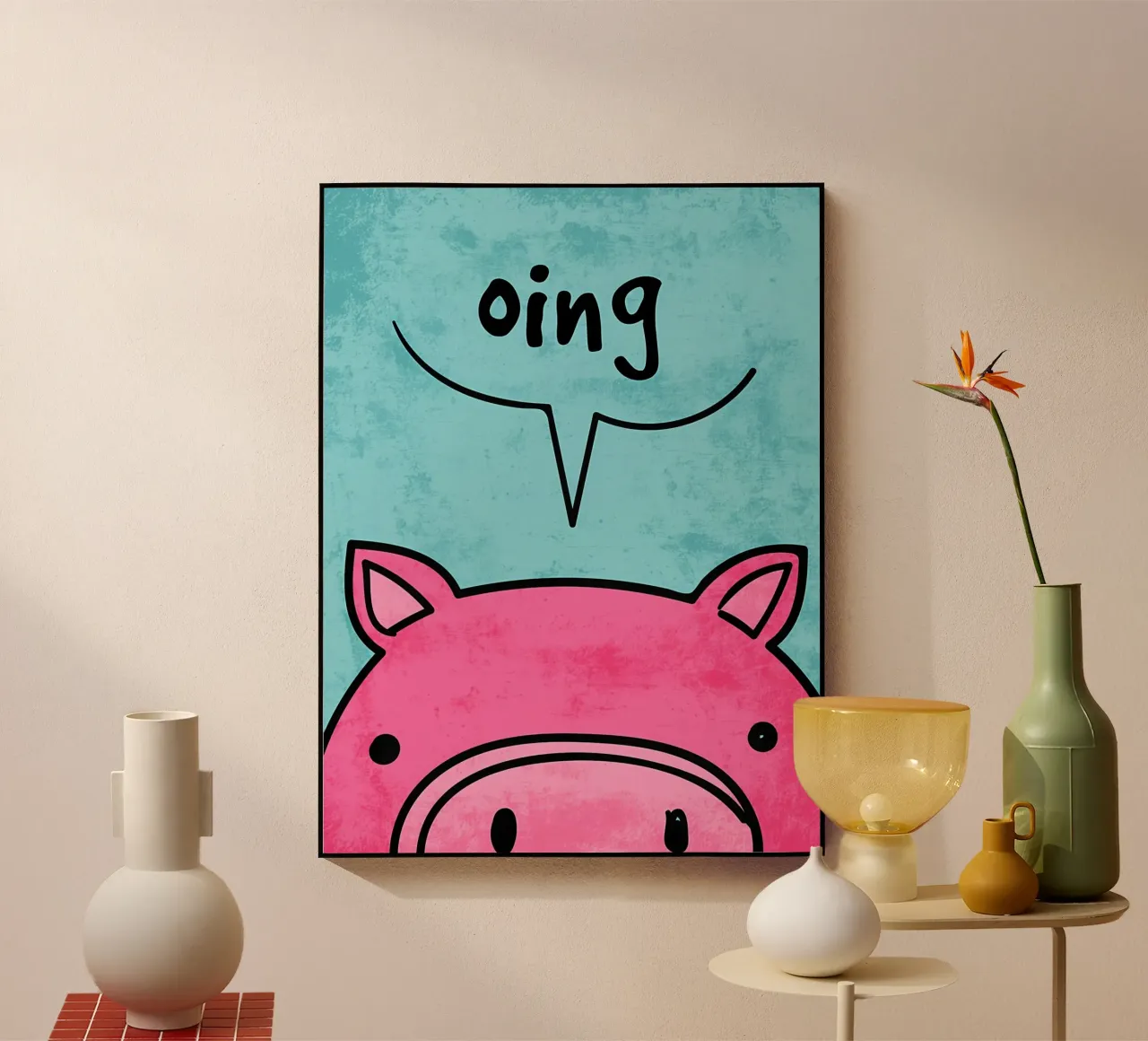 Sonido de Pig Oing metacrilato de EbrahimiStudio