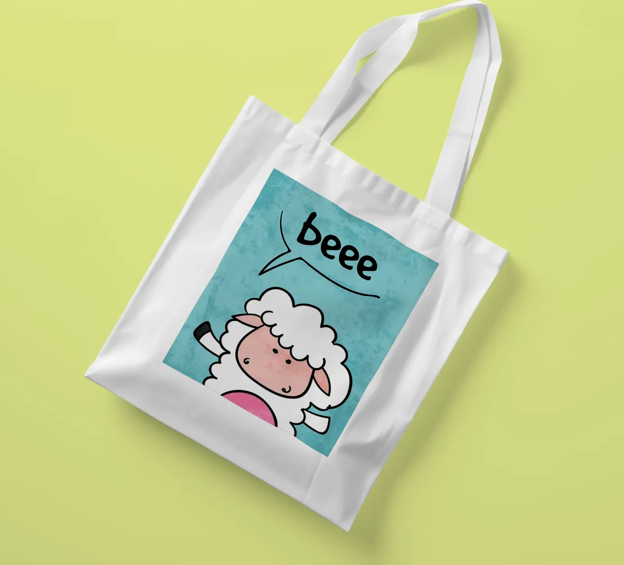 Sound of Sheep Beee Jutebeutel von EbrahimiStudio